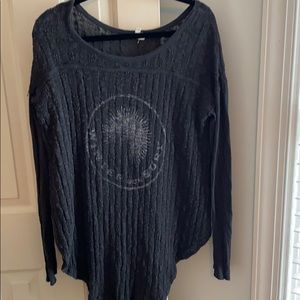 We the Free black tunic